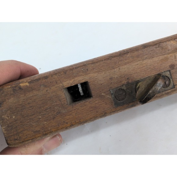 Very Rare Josiah King Adjustable Wood Rabbet Molding Plane Antique Tool - Picture 10 of 10